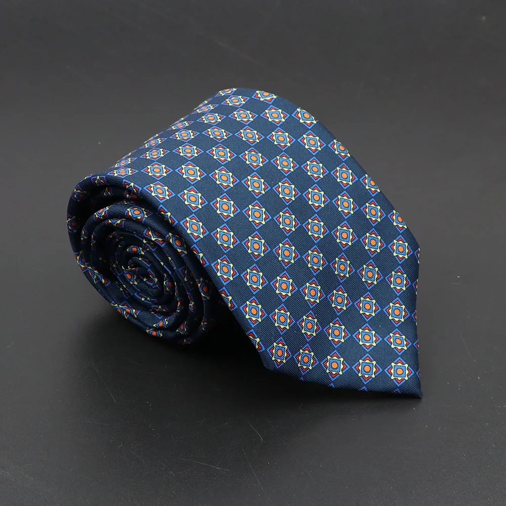 Super Soft Bohemian Silk Ties Men's Fashion 7.5cm Necktie For Men Wedding Business Meeting Gravata Colorful Novelty Printing Tie - Image 49
