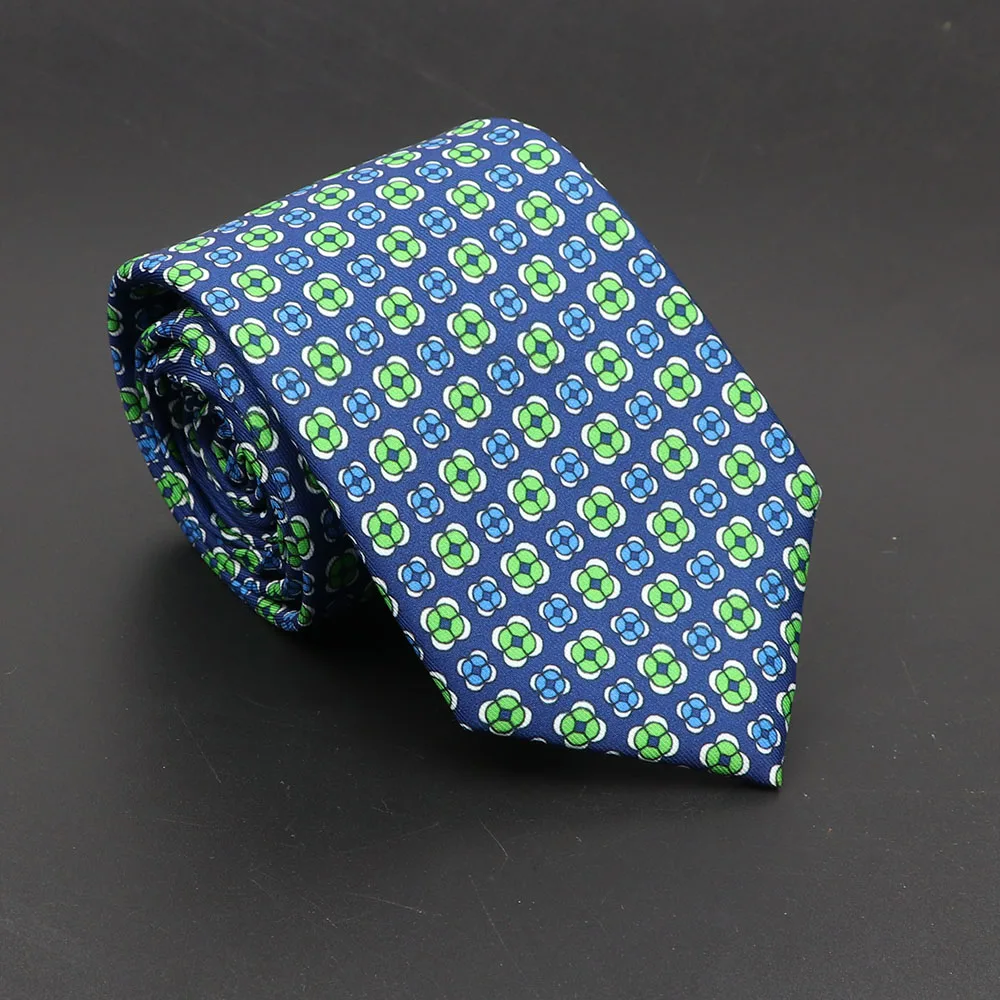 Super Soft Bohemian Silk Ties Men's Fashion 7.5cm Necktie For Men Wedding Business Meeting Gravata Colorful Novelty Printing Tie - Image 50