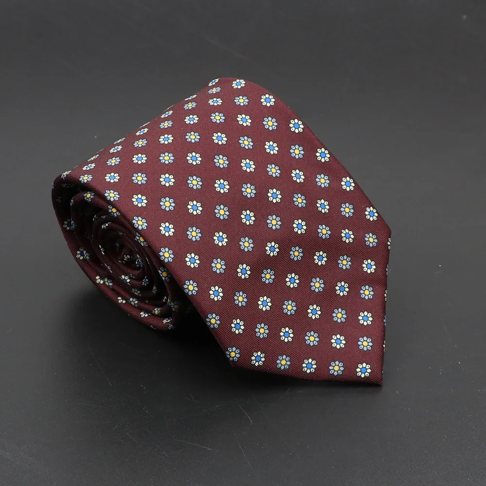 Super Soft Bohemian Silk Ties Men's Fashion 7.5cm Necktie For Men Wedding Business Meeting Gravata Colorful Novelty Printing Tie - Image 51