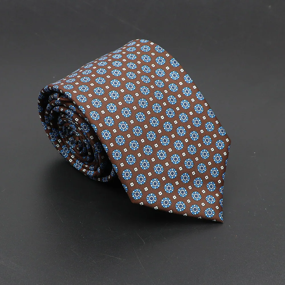 Super Soft Bohemian Silk Ties Men's Fashion 7.5cm Necktie For Men Wedding Business Meeting Gravata Colorful Novelty Printing Tie - Image 52