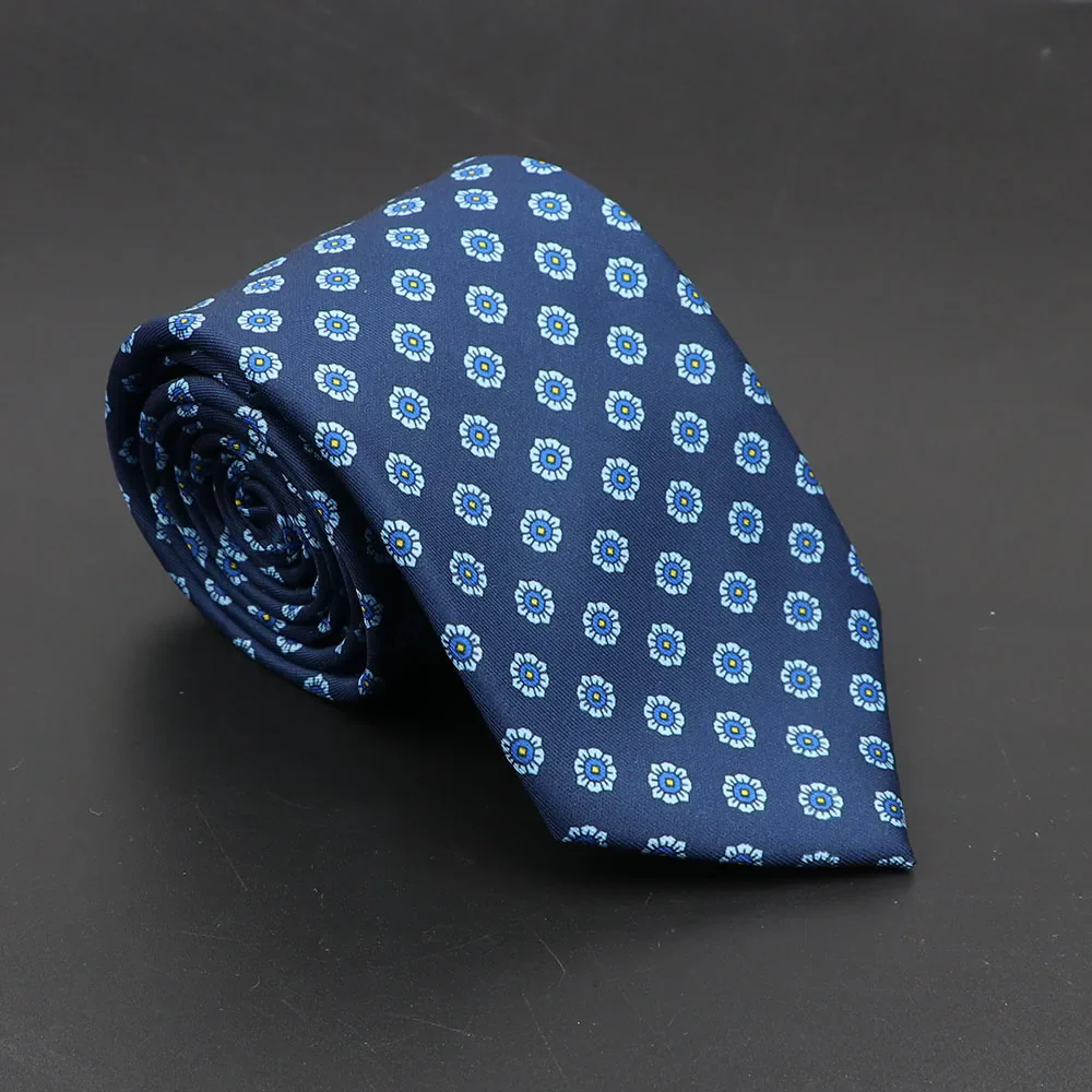 Super Soft Bohemian Silk Ties Men's Fashion 7.5cm Necktie For Men Wedding Business Meeting Gravata Colorful Novelty Printing Tie - Image 55