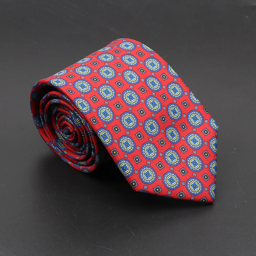 Super Soft Bohemian Silk Ties Men's Fashion 7.5cm Necktie For Men Wedding Business Meeting Gravata Colorful Novelty Printing Tie - Image 56