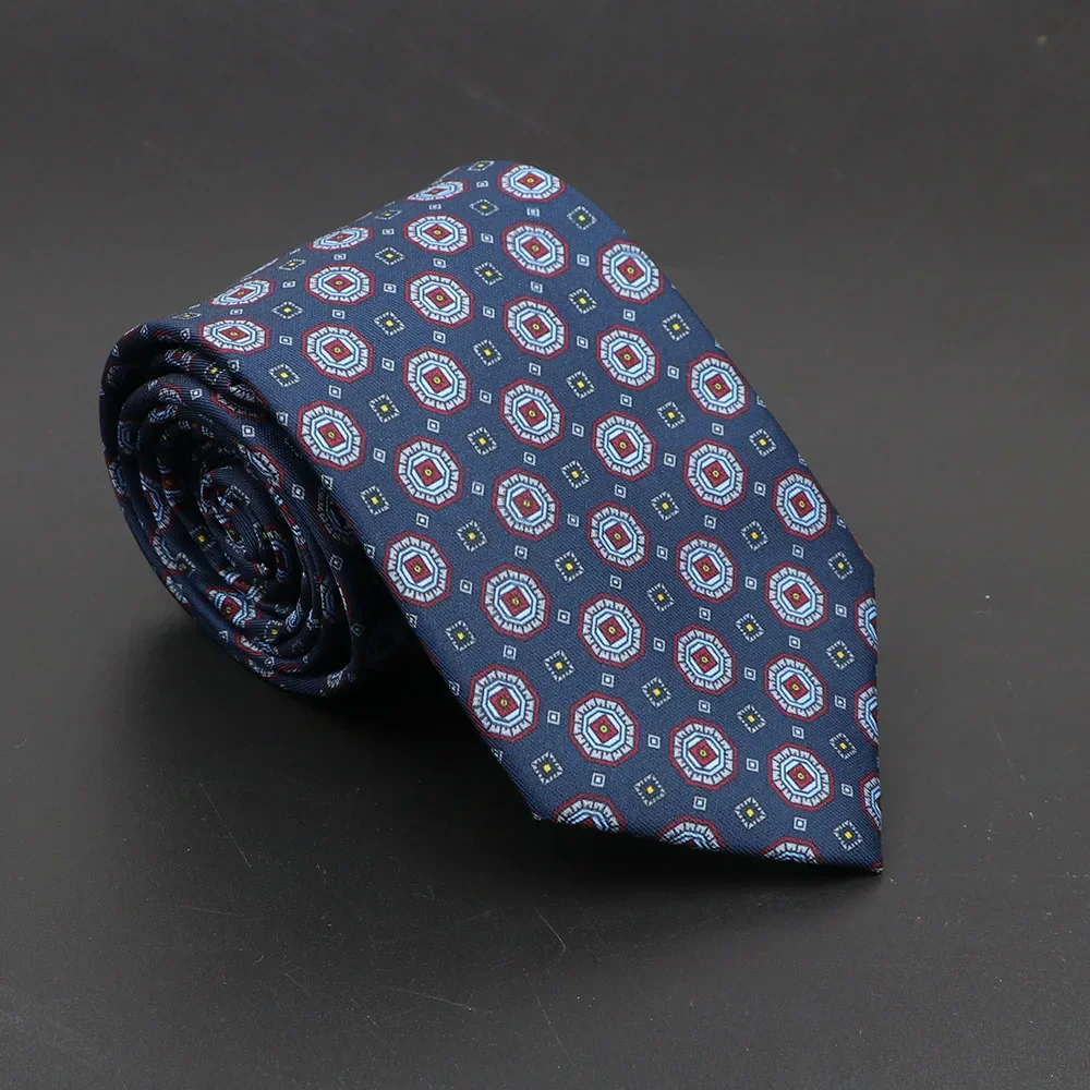 Super Soft Bohemian Silk Ties Men's Fashion 7.5cm Necktie For Men Wedding Business Meeting Gravata Colorful Novelty Printing Tie - Image 57