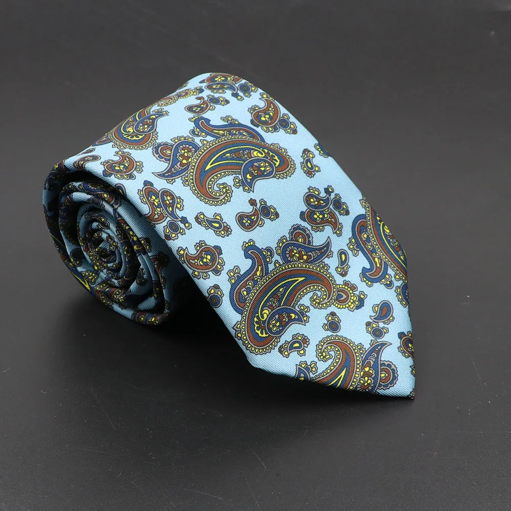 Super Soft Bohemian Silk Ties Men's Fashion 7.5cm Necktie For Men Wedding Business Meeting Gravata Colorful Novelty Printing Tie - Image 58
