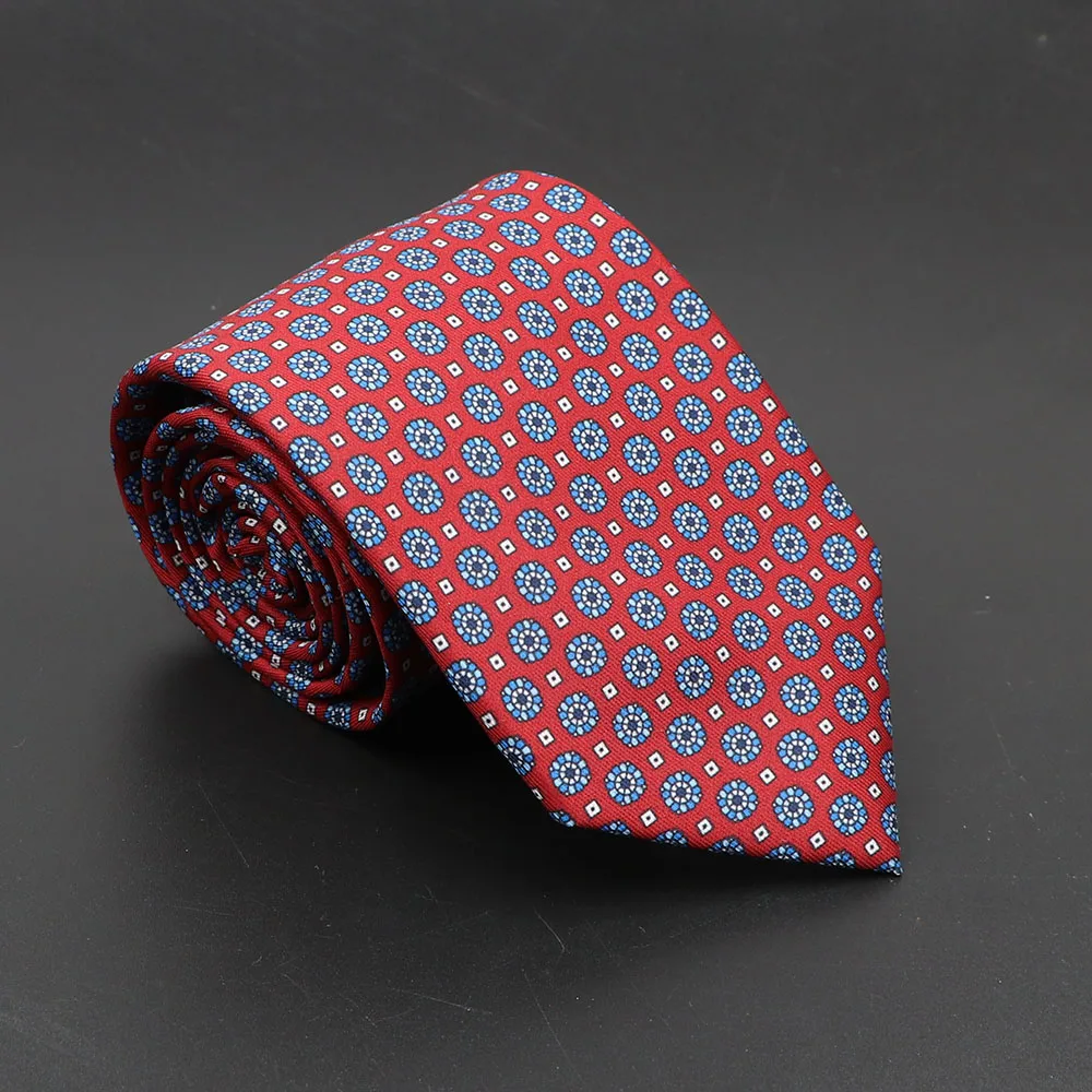 Super Soft Bohemian Silk Ties Men's Fashion 7.5cm Necktie For Men Wedding Business Meeting Gravata Colorful Novelty Printing Tie - Image 64