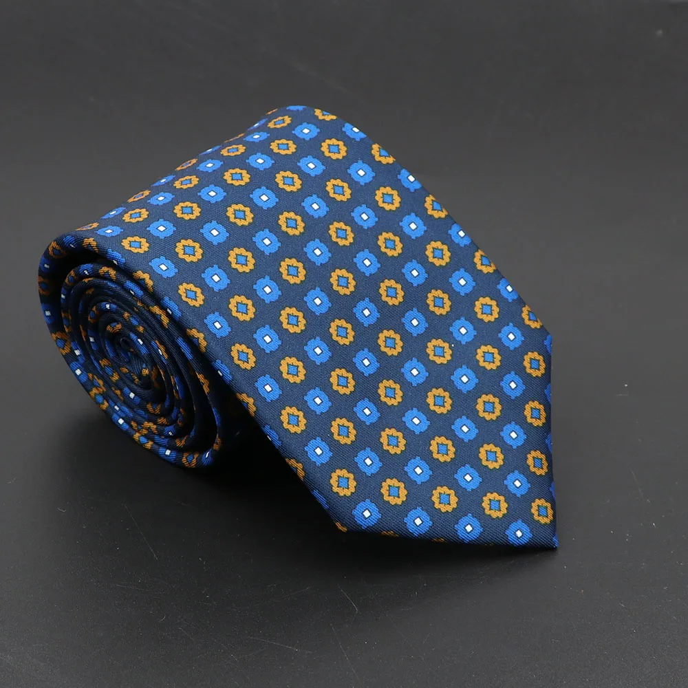 Super Soft Bohemian Silk Ties Men's Fashion 7.5cm Necktie For Men Wedding Business Meeting Gravata Colorful Novelty Printing Tie - Image 67