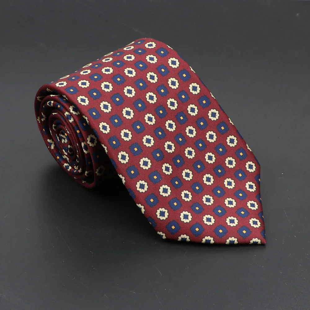 Super Soft Bohemian Silk Ties Men's Fashion 7.5cm Necktie For Men Wedding Business Meeting Gravata Colorful Novelty Printing Tie - Image 68