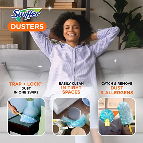 Swiffer 180 Dusters Multi Surface Refills, with Febreze Lavender & Vanilla scent, 10 Count (Packaging May Vary) - Image 6
