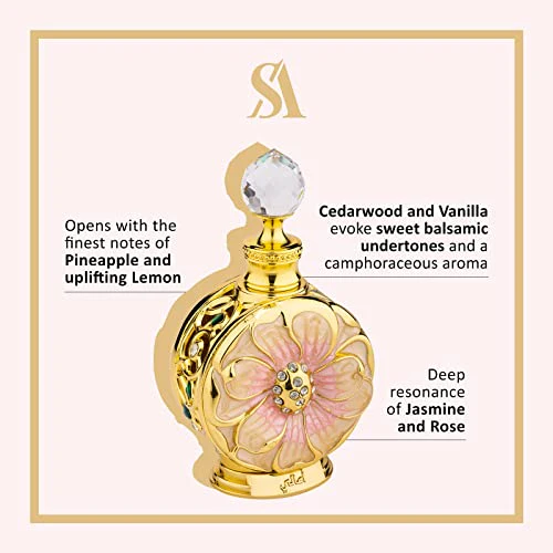 Swiss Arabian Amaali for Women - Woody, Fruity Gourmand Concentrated Perfume Oil - Luxury Fragrance From Dubai - Long Lasting Artisan Perfume With Notes Of Pineapple, Jasmine, Rose, Vanilla - 0.5 Oz - Image 8