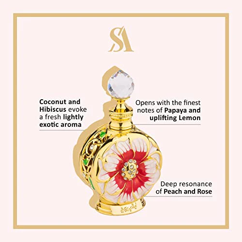 Swiss Arabian Layali Rouge For Women - Floral, Fruity Gourmand Concentrated Perfume Oil - Luxury Fragrance From Dubai - Long Lasting Artisan Perfume With Notes Of Papaya, Peach, And Coconut - 0.5 Oz - Image 8