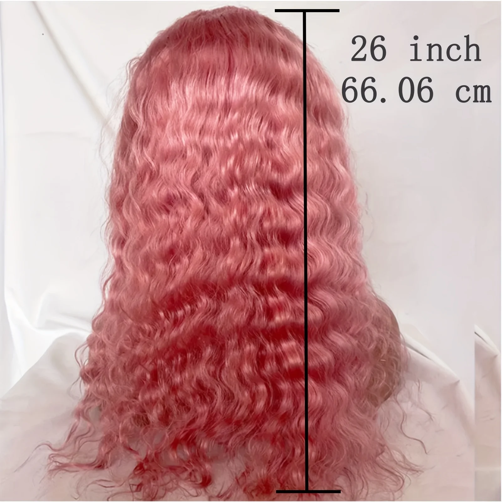 Synthetic 13*4 Lace Front Wigs Synthetic Long Wavy Hair Lace Front Wigs For Women Pastel Lace Front Wigs Deep Wave Curly Lace Wig For Women - Image 4