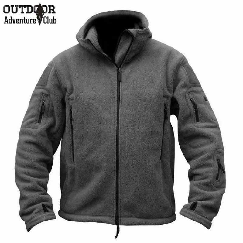 Tactical Jacket Combat Jacket Military Fleece Outdoor Sports Hiking Polar Jacket - Image 4