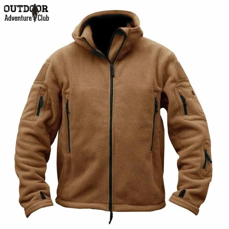 Tactical Jacket Combat Jacket Military Fleece Outdoor Sports Hiking Polar Jacket - Image 5