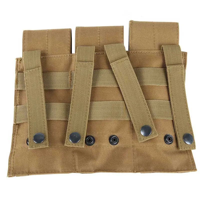 Tactical MOLLE Triple Magazine Pouches Double Triple Shooting Mag Pouch Wargame Paintball 5.56 7.62Mag Bag - Image 3
