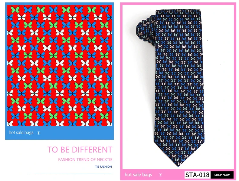 Tailor Smith 100% Silk Ties For Men Handmade Necktie With Animal Pattern Tie Father's Day Birthday Gift Tie - Image 28