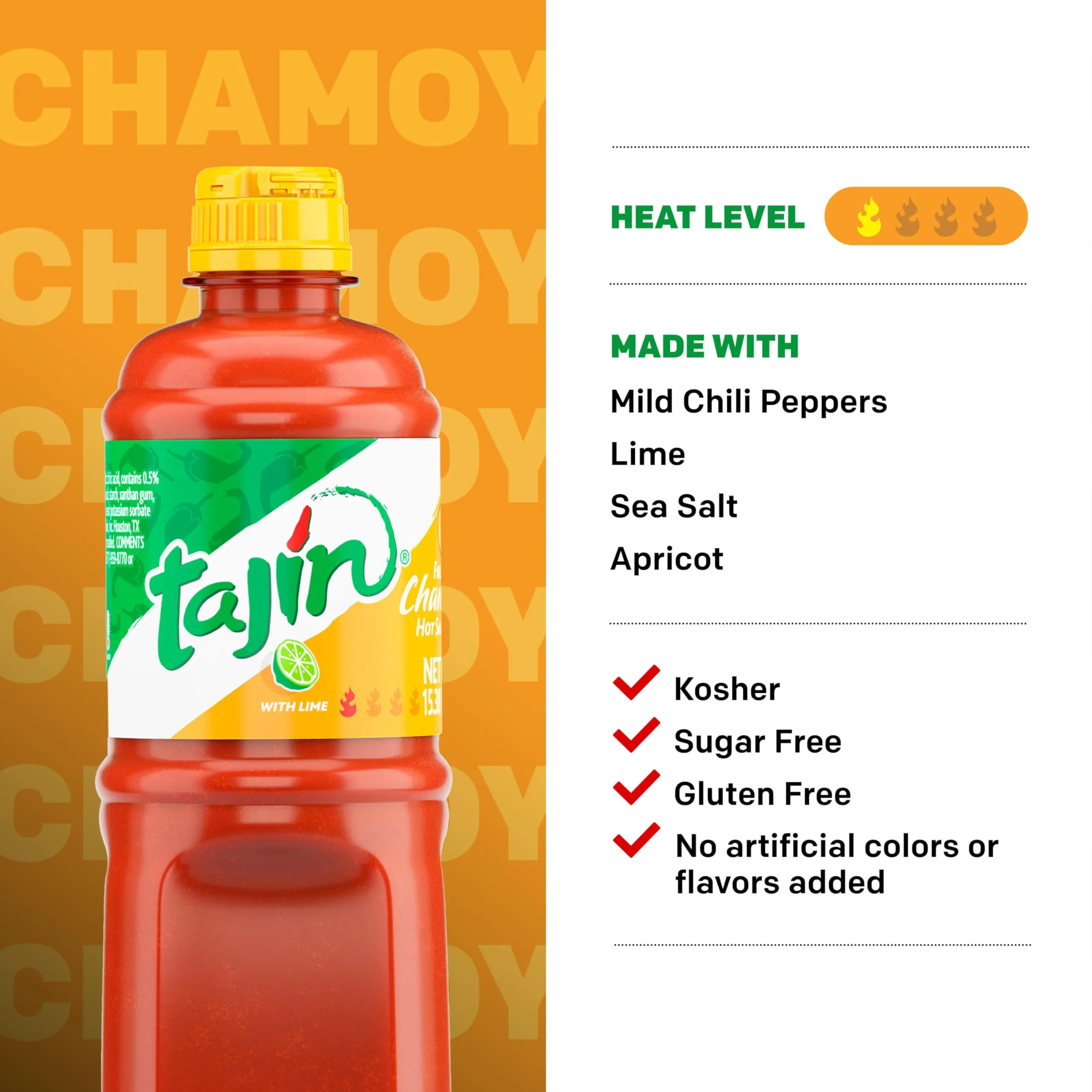Tajin Fruity Chamoy Hot Sauce 15.38 oz (Pack of 2) - Image 7
