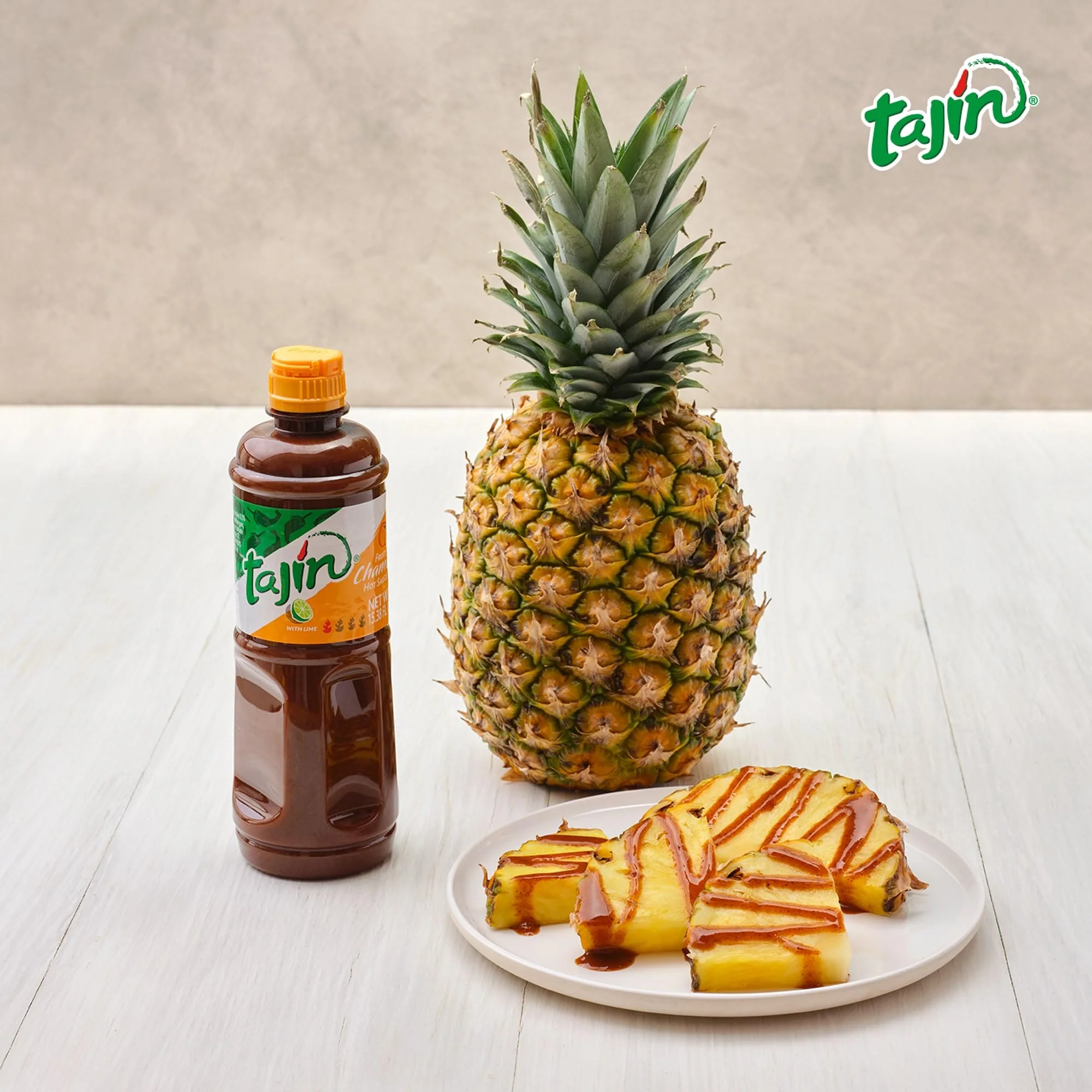 Tajin Fruity Chamoy Sauce 15.38oz and Mild Hot Sauce 15.38oz Bundle 2 double packs (Pack of 4) - Image 3