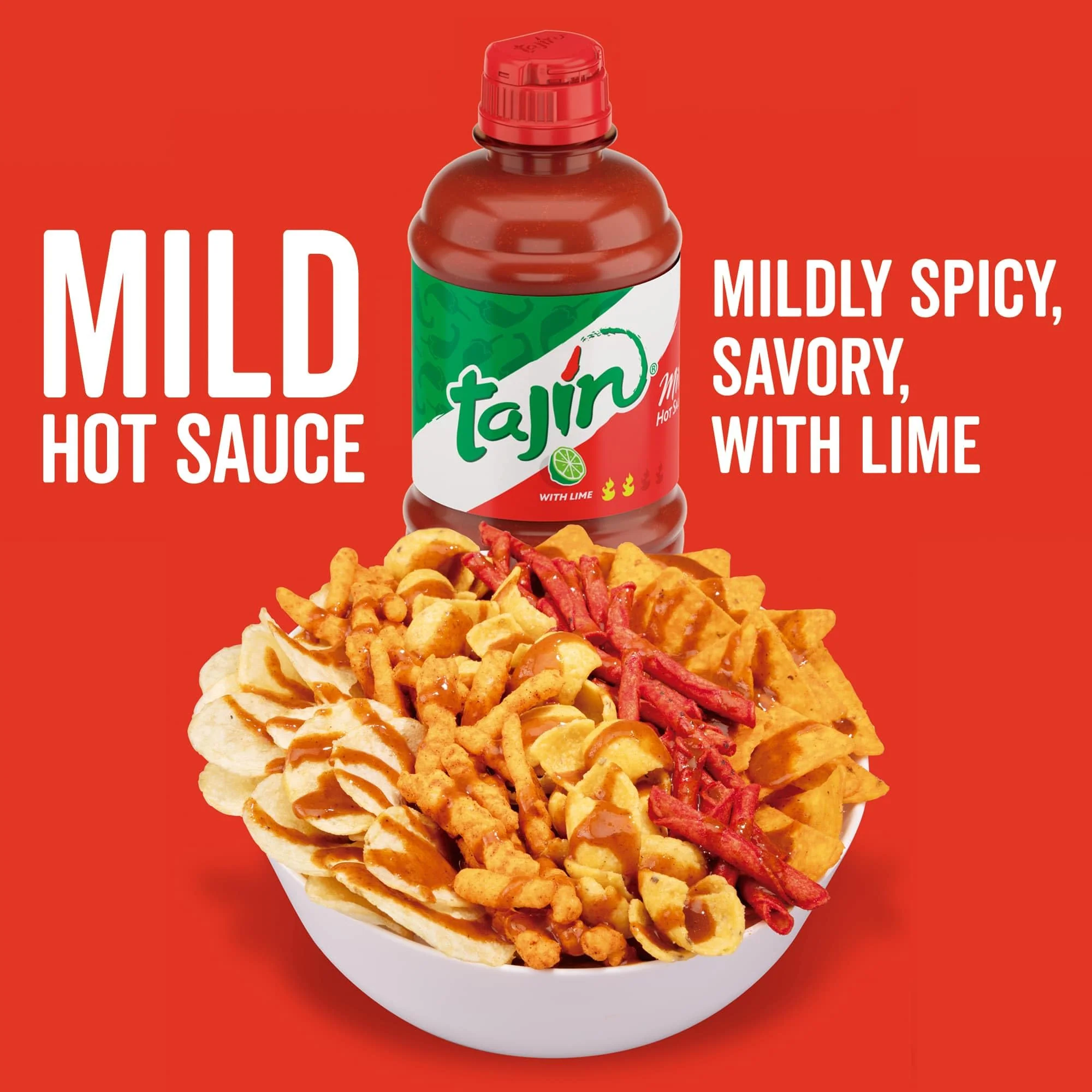 Tajin Fruity Chamoy Sauce 15.38oz and Mild Hot Sauce 15.38oz Bundle 2 double packs (Pack of 4) - Image 5