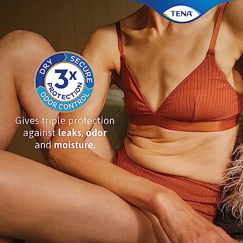 TENA Incontinence Pads, Bladder Control & Postpartum for Women, Overnight Absorbency, Extra Coverage, Intimates - 84 Count - Image 6
