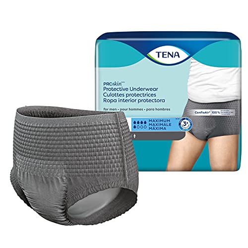 TENA Incontinence Underwear for Men, Maximum Absorbency, ProSkin, Medium - 80 Count - Image 2