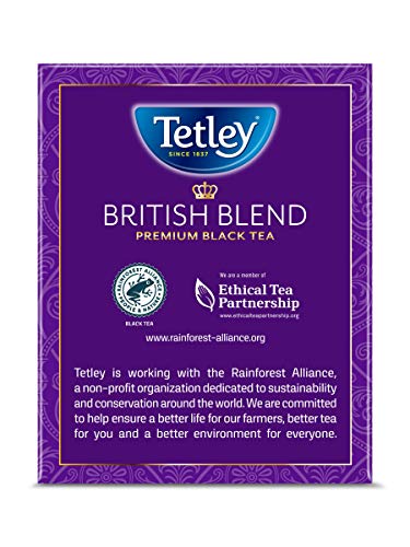 Tetley British Blend Premium Black Tea, 320 Tea Bags, Rainforest Alliance Certified - Image 6