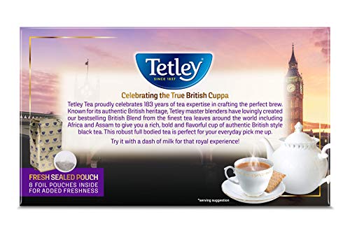 Tetley British Blend Premium Black Tea, 320 Tea Bags, Rainforest Alliance Certified - Image 8
