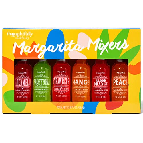 Thoughtfully Cocktails, Margarita Cocktail Mixer Gift Set, Vegan and Vegetarian, Variety of Fruit Flavors, Set of 6 (Contains NO Alcohol) - Image 3