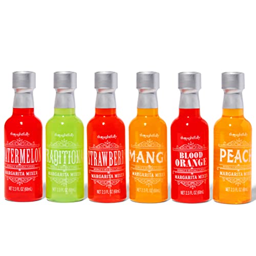 Thoughtfully Cocktails, Margarita Cocktail Mixer Gift Set, Vegan and Vegetarian, Variety of Fruit Flavors, Set of 6 (Contains NO Alcohol) - Image 7