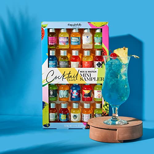 Thoughtfully Cocktails, Mix and Match Mini Sampler Cocktail Mixer Set, Vegan and Vegetarian, Tropical and Classic, Set of 20 (Contains NO Alcohol) - Image 6