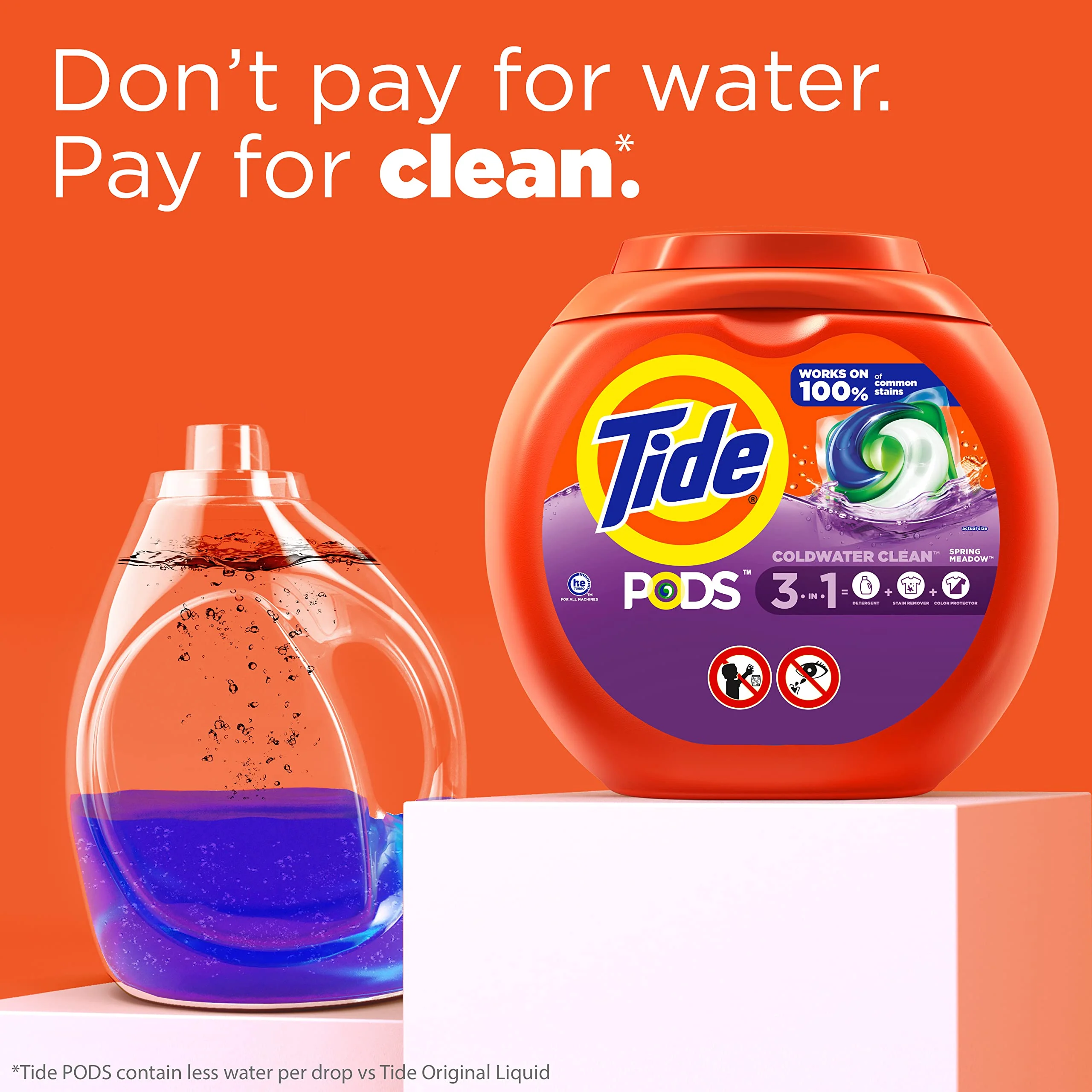 Tide PODS Laundry Detergent Soap Pods, Spring Meadow, 81 count - Image 3