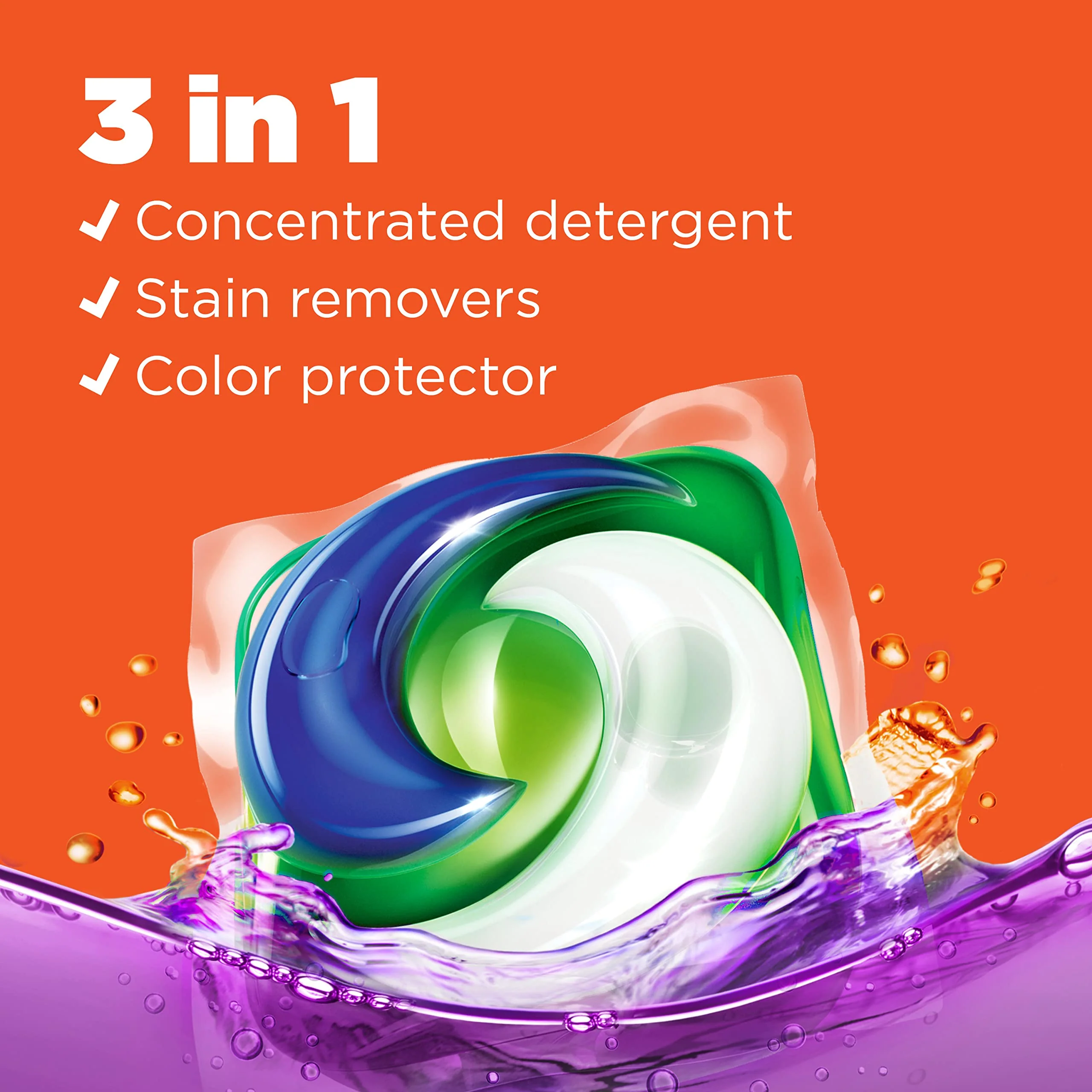Tide PODS Laundry Detergent Soap Pods, Spring Meadow, 81 count - Image 4