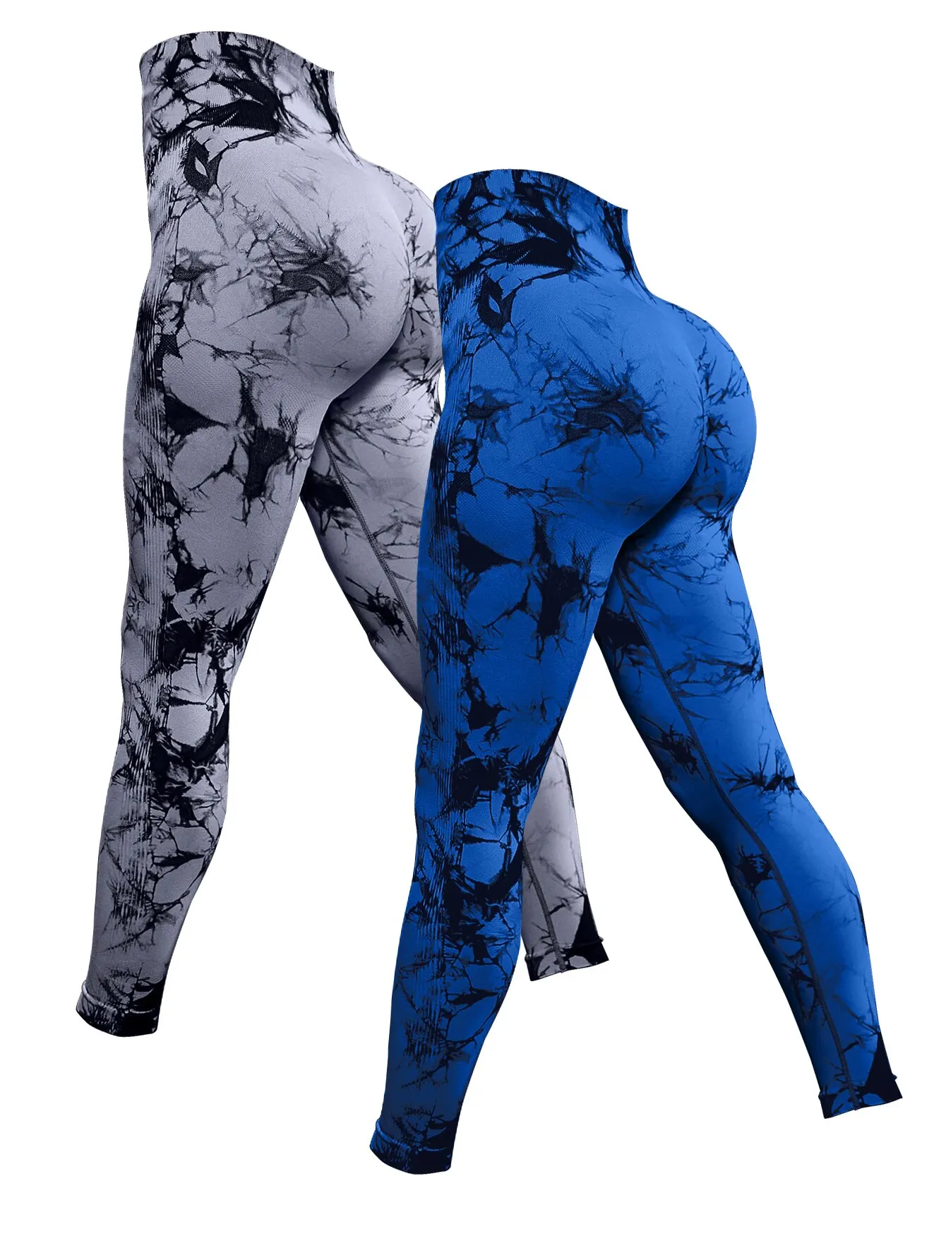 Tie Dye Yoga Pants Sport Leggings 2 Piece Seamless High Waist Push Up Woman Tights Fitness Workout Leggins Gym Clothing - Image 11