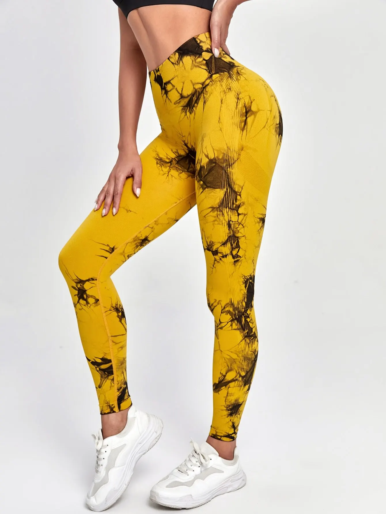 Tie Dye Yoga Pants Sport Leggings Women Seamless High Waist Push Up Woman Tights Fitness Workout Leggins Gym Clothing 2023 New - Image 9