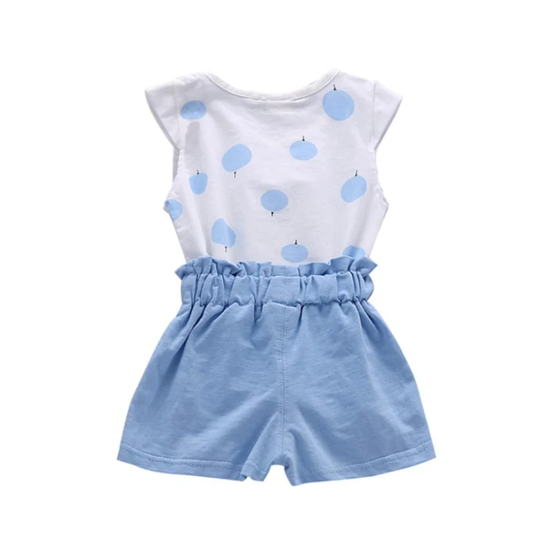 Toddler Baby Girls Summer Sets Print Bowknot 2pcs Girls Summer Set Kids Casual Suit Tracksuit Sweatshirt New - Image 7