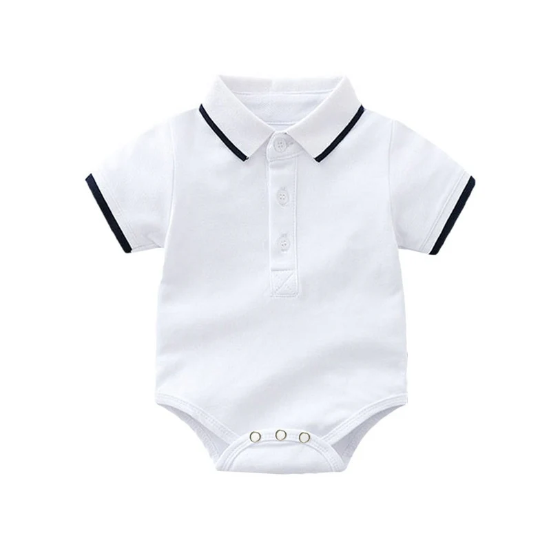 Top and Top Summer Fashion Newborn Boys Formal Clothing Set Cotton Romper Top+ Shorts Baby Gentleman Suit Kids Boys Clothes Sets - Image 7