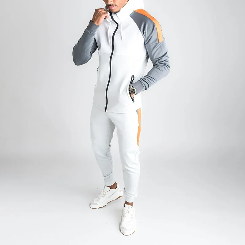Tracksuit Man Brand Spring Autumn Sportswear Suit Men Joggers Sets Men Hoodies+ Pants Man Tracksuit Zip Sportswear Men Clothing - Image 4
