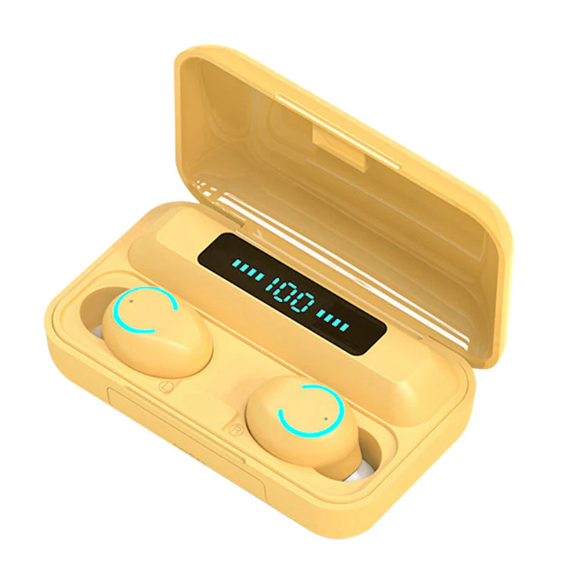 Trending Products 2022 New Arrivals 2 In 1 2000mah Battery LED Powerbank 5.0 Earphone Wireless Earbuds TWS F9 - Image 5