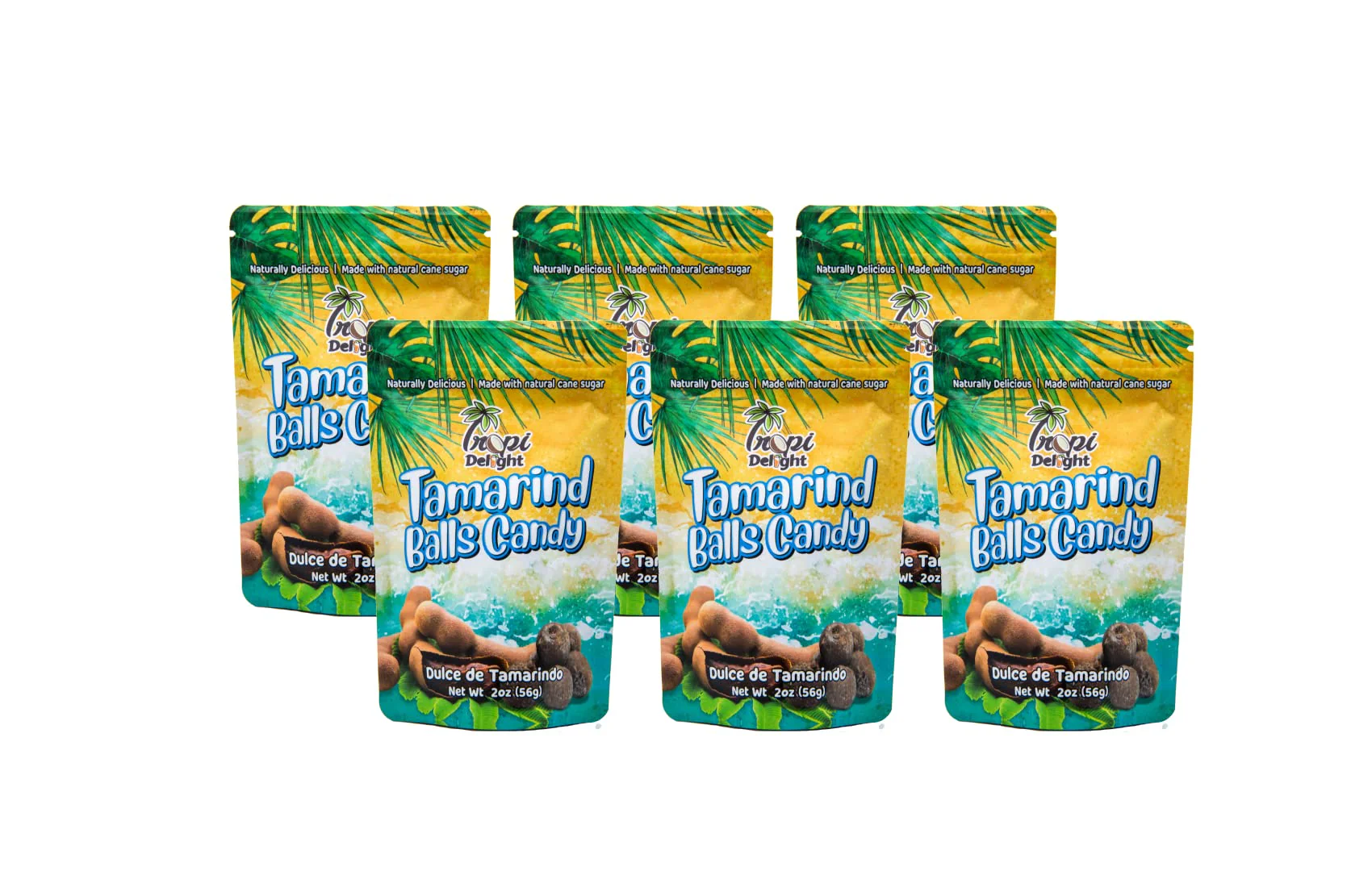 Tropi Delight Tamarind Ball Candy Jamaican Style Sweet and Sour