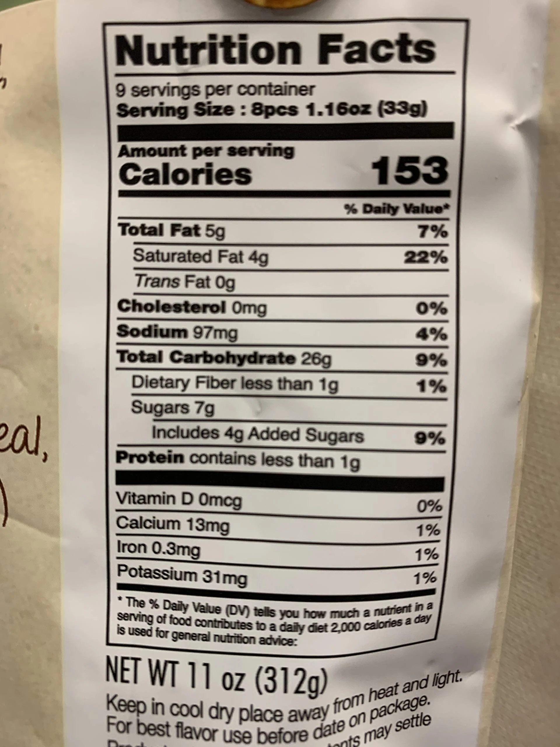 Tropical Fields Organic Crispy Coconut Rolls, 11 Oz - Image 3