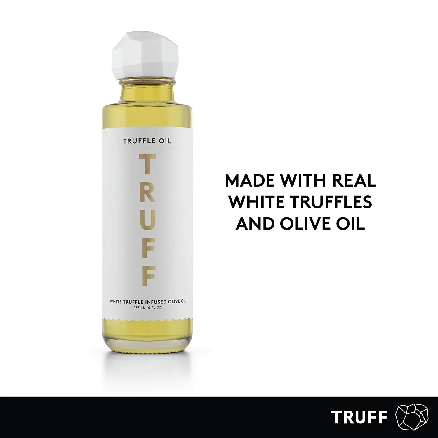 TRUFF Black and White Truffle Oil Combo Pack - Unique Flavor Experiences with Truffle, 2-Pack Bundle, 5.6 oz Bottles - Image 4