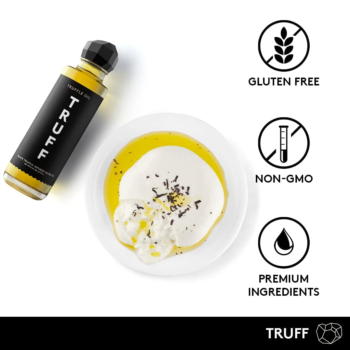 TRUFF Black and White Truffle Oil Combo Pack - Unique Flavor Experiences with Truffle, 2-Pack Bundle, 5.6 oz Bottles - Image 6