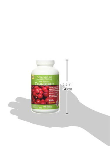 trunature Cranberry 650 mg, 140 Vegetarian Capsules - Image 4