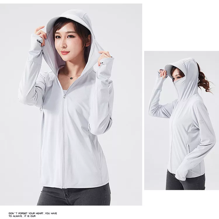 Long Sleeve Hoody Summer Women Sun Sweatshirt - Image 10