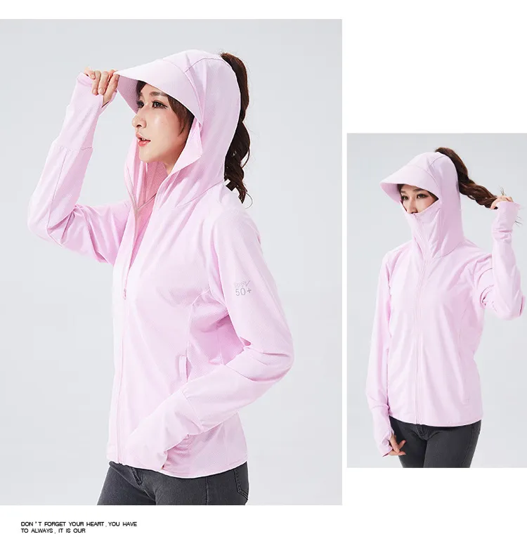 Long Sleeve Hoody Summer Women Sun Sweatshirt - Image 14