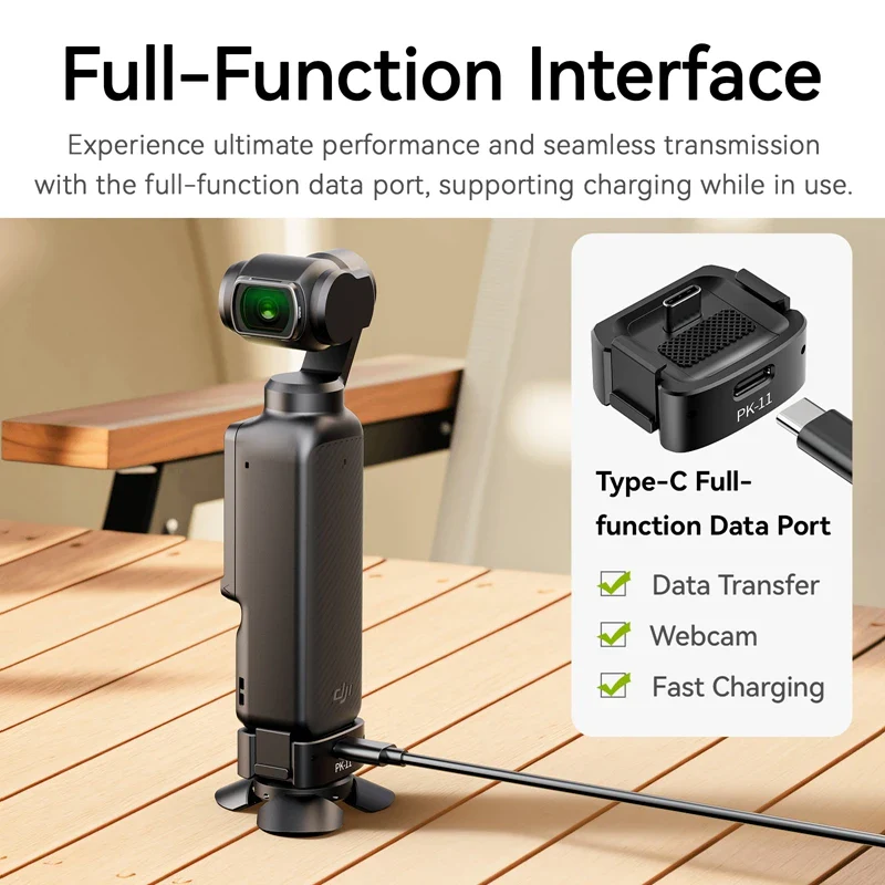 Ulanzi PK-08 Pocket 3 Mini Tripod / PK-11 Arri Locating Base for DJI Osmo Pocket 3 for Livestreaming Vlog Travel Photograph - Image 4