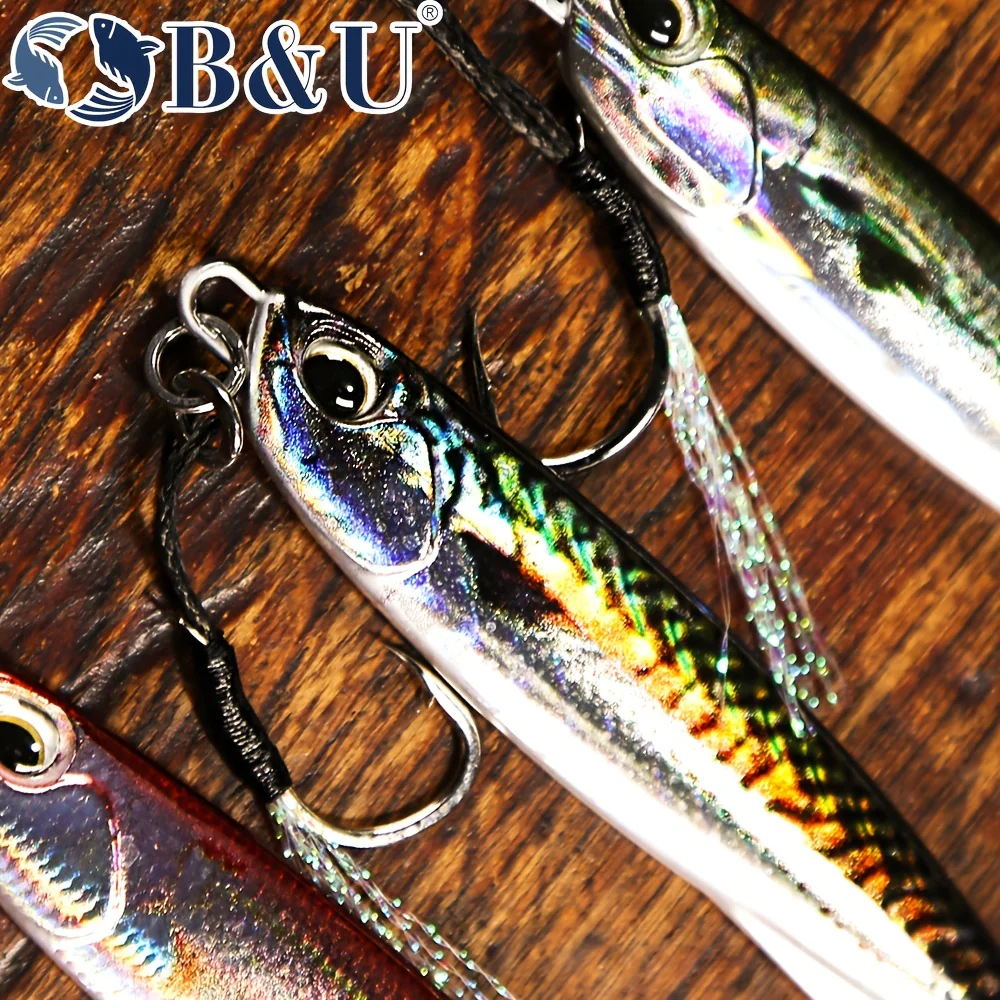 Ultimate Metal Cast Jig Spoon - Highly Realistic 3D Printed Saltwater Fishing Lure with Enhanced Durability, 30G/40G/60G Weight Options, and Artificial Bait Tackle for Increased Catch Rate - Image 7