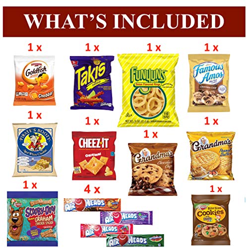 Ultimate Variety Sampler Care Package - Gift Package, Snacks, Chips, Cookies, Bars, Candies, Nuts Gift Box, Great for HALLOWEEN, Christmas, Thanks Giving, Office Meetings ,Friends & Family, Military,College Students (50 Count) - Image 7