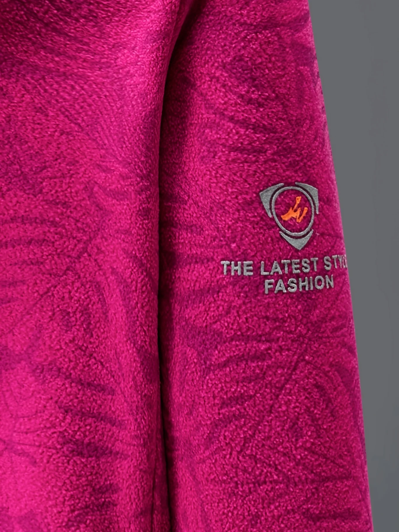 Ultra-Durable Windproof Plant Print Fleece Jacket - Perfect for Adventure Seekers with Stylish Nature-Inspired Design - Image 8