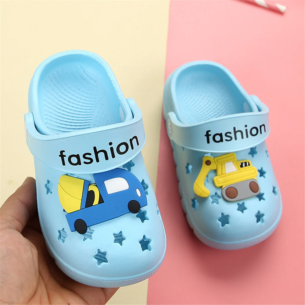 Unicorn Slippers for Boy Girl Rainbow Shoes 2019 Summer Toddler Animal Kids Outdoor Baby Slippers PVC Cartoon Kids Slippers - Image 12