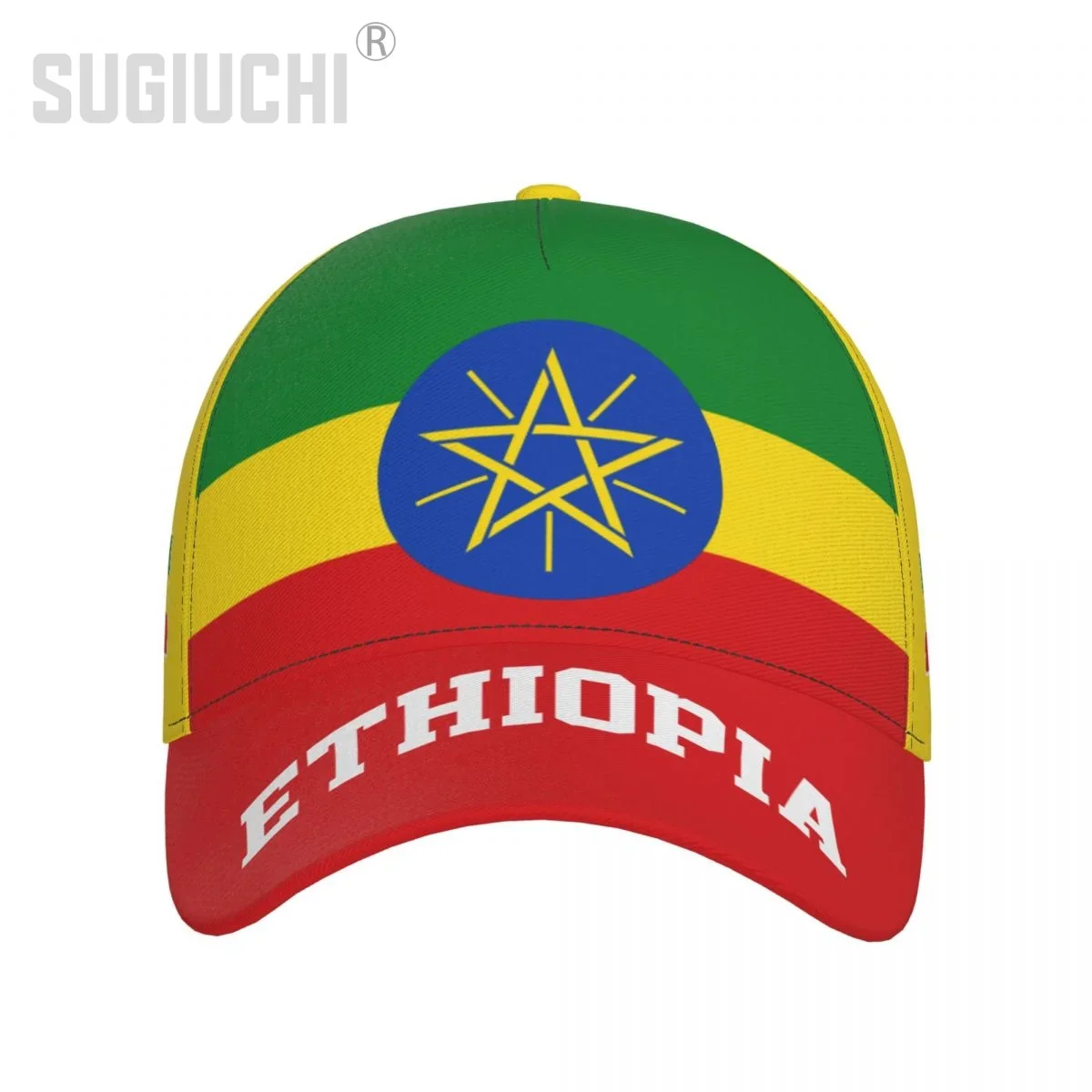 Unisex Ethiopia Flag Ethiopians Adult Baseball Cap Patriotic Hat for Baseball Soccer Fans Men Women - Image 2